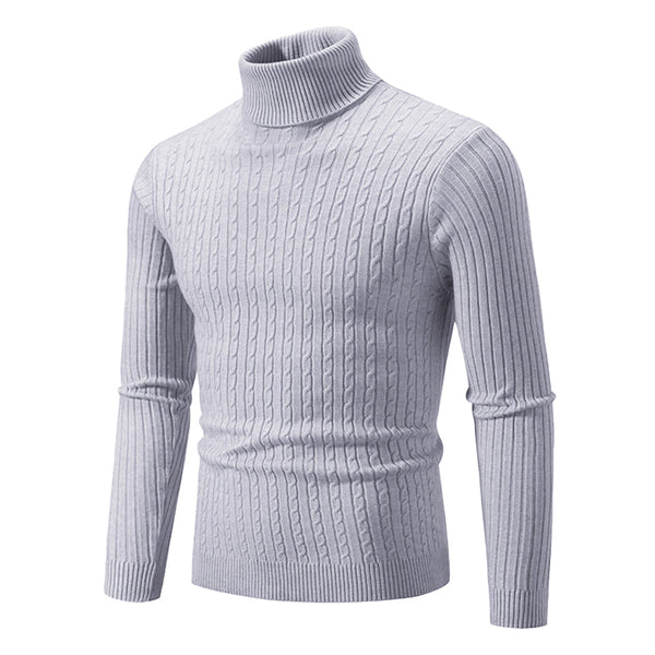 Nordic Cable Knit Turtleneck
