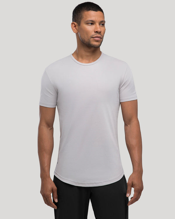 Crew Curve-Hem Tee