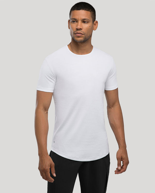 Crew Curve-Hem Tee