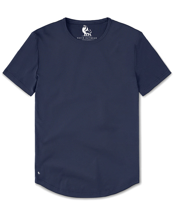 Crew Curve-Hem Tee