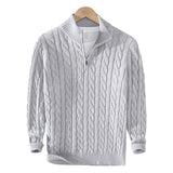 Verona Cable Knit Half-Zip Sweater