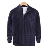 Verona Cable Knit Half-Zip Sweater